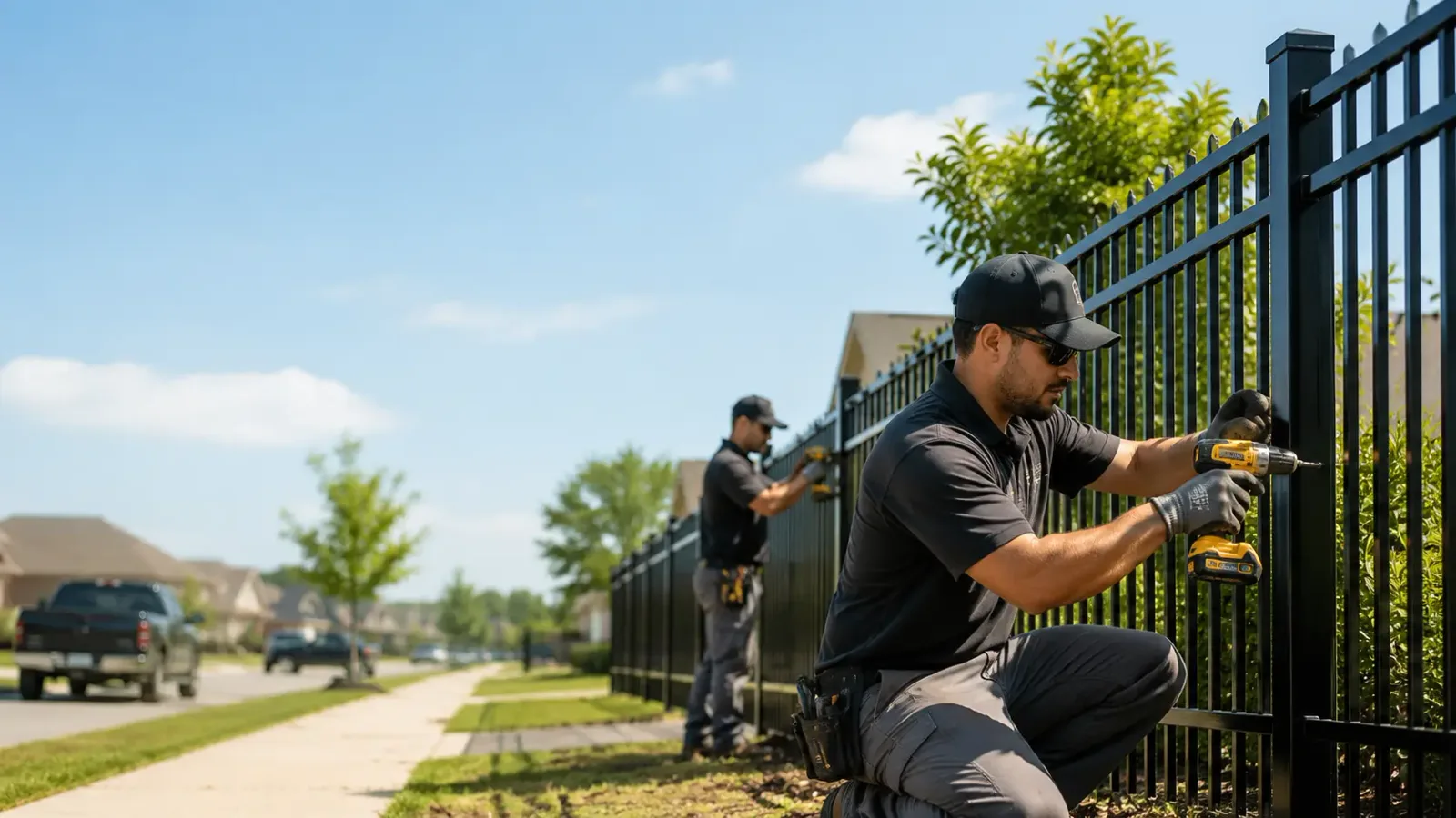 Metal Fence Installation in Canton, OH